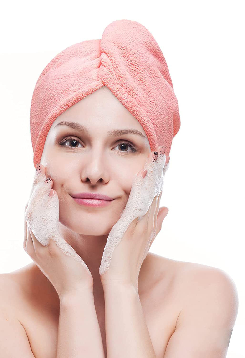 Fashion Hair Drying Towel Shower Cap - Image 5