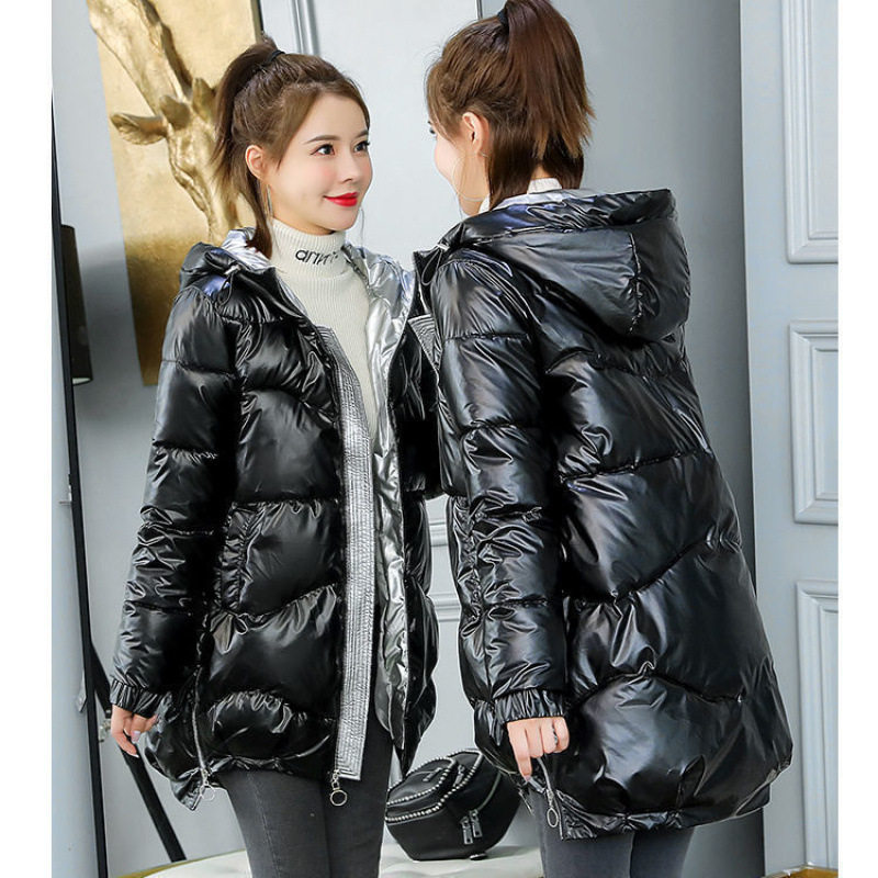 Loose Cotton Jacket Women's Winter Coat Tide - Image 4