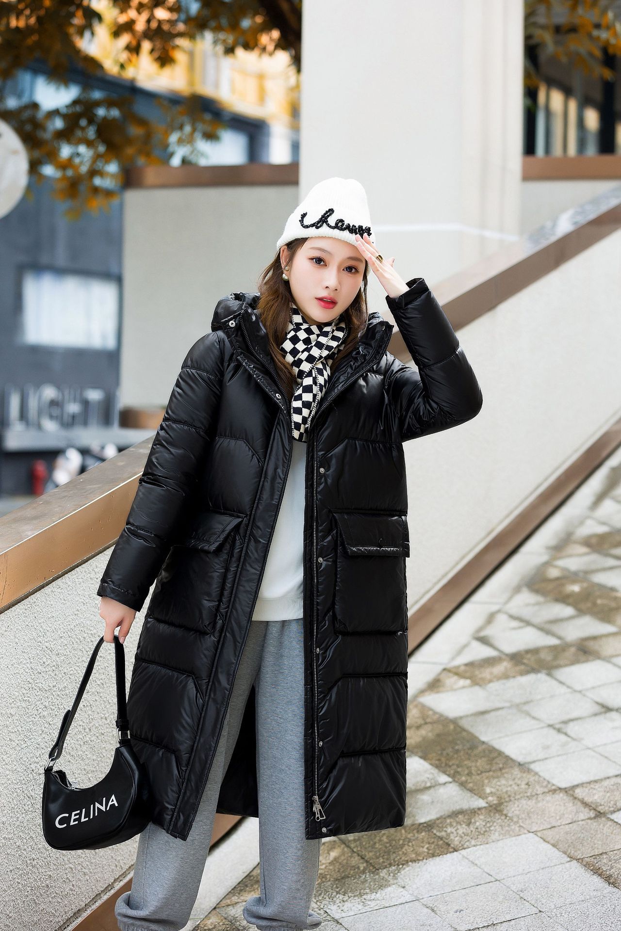 Women's Winter Korean Style Fashion Mid-length Warm - Image 3