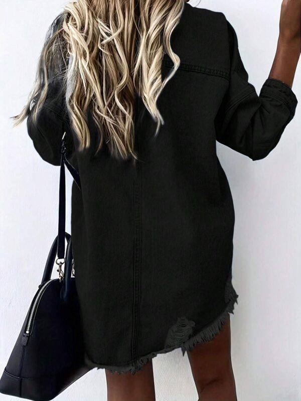 A Multifunctional Denim Jacket For Women's Denim Clothing - Image 2