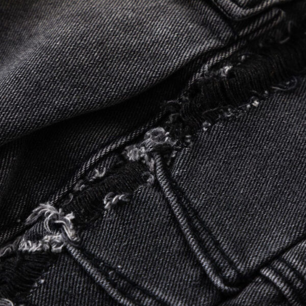 Women's New Cargo Pocket Denim Trousers - Image 6