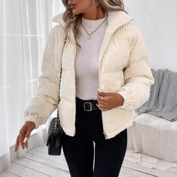 Fashionable Warm Corduroy Jacket Casual Loose - Image 5