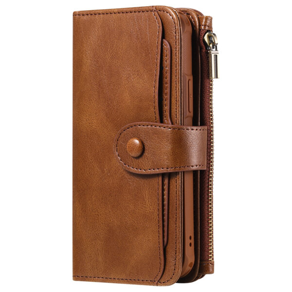 Applicable To 16 Mobile Phone Leather Case Retro Multi-function Card Wallet Split Magnetic Anti-fall Shell - Image 10