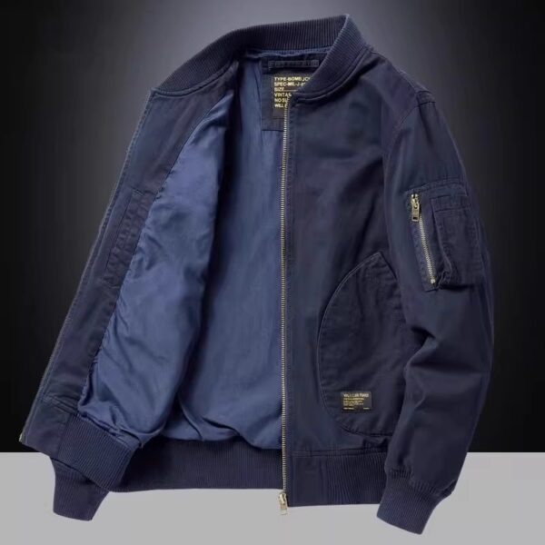 Baseball Men's Fashion Spring And Autumn Pilot Jacket - Image 7