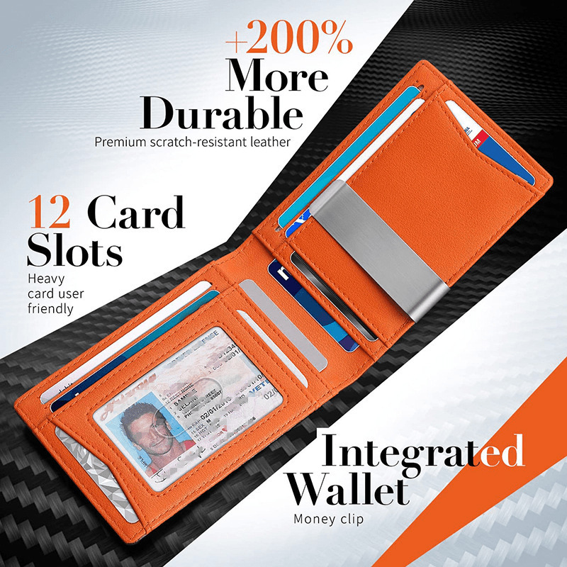 New Men's Ultra-thin Wallet Simple 12 Cards - Image 4