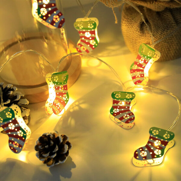 Christmas LED Light String Santa Claus Elk Snowman Xmas Ornament String Light Christmas Decorations New Year Navidad Gift - Image 9