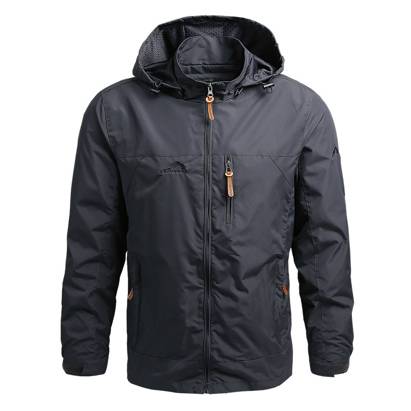Mountaineering Shell Jacket Windcheater Outdoor Sports Jacket Men's Clothing - Image 2