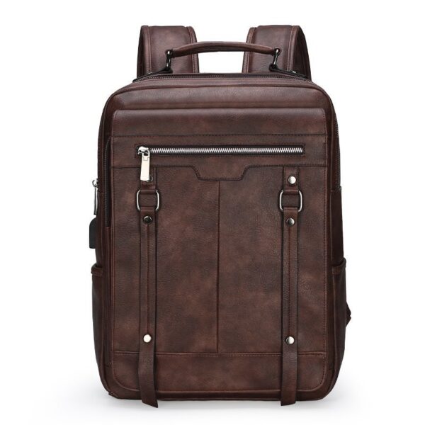 Men's Casual Backpack High School Junior High School Student Schoolbag Simple - Image 4