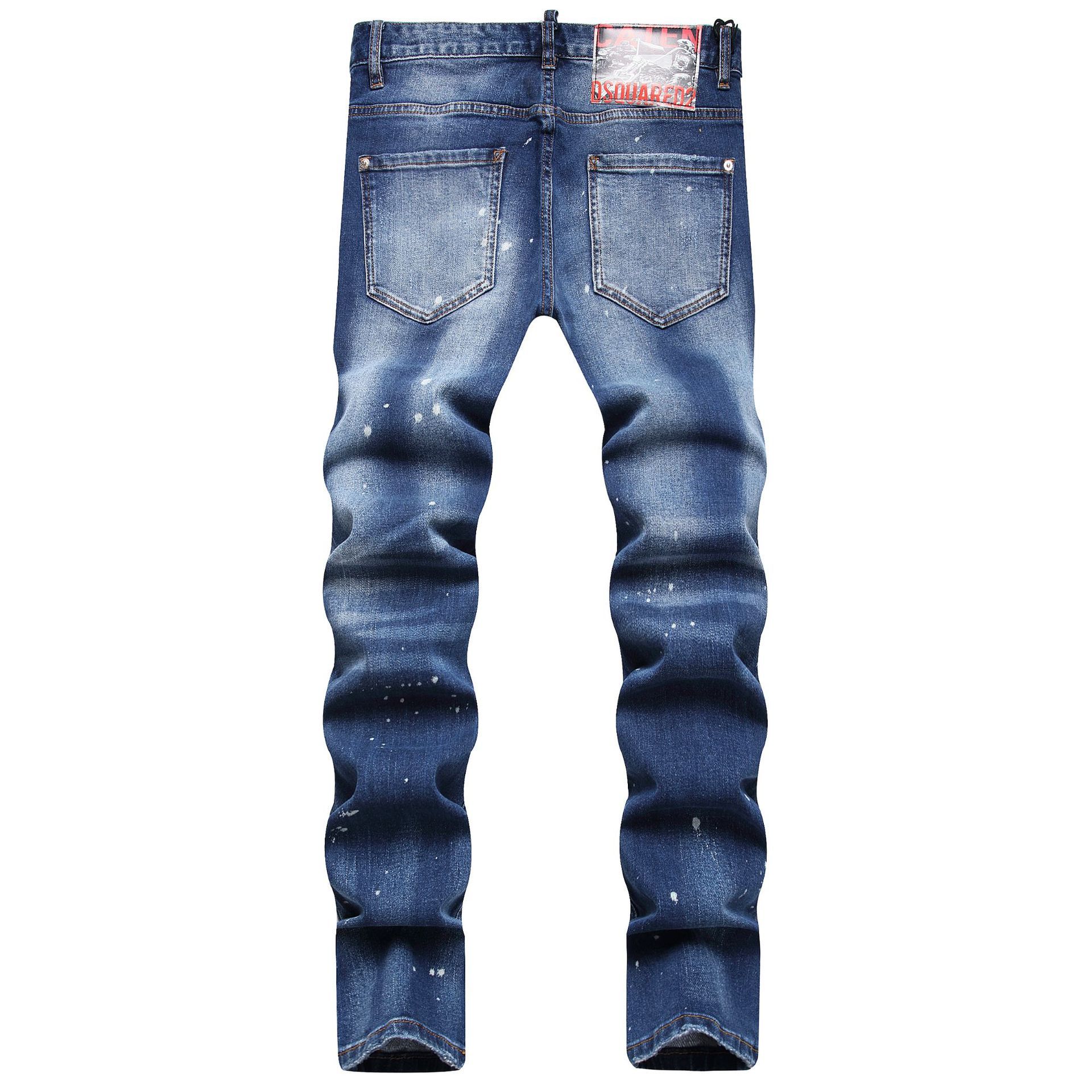 Men's Jeans Ripped Fashion Ornaments Trend - Image 4