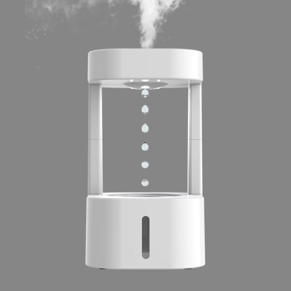 Creative Anti-gravity Water Drop Humidifier Air Conditioning Mist Spray Household Quiet Bedroom Office With 580ML Water Tank - Image 4