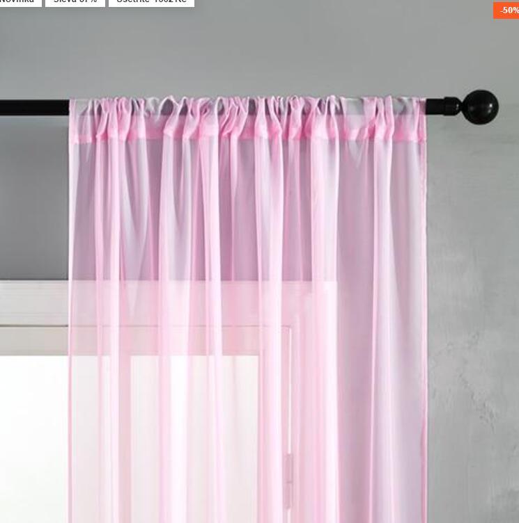 Modern And Simple Pure Color Cotton And Linen Window Screen - Image 8