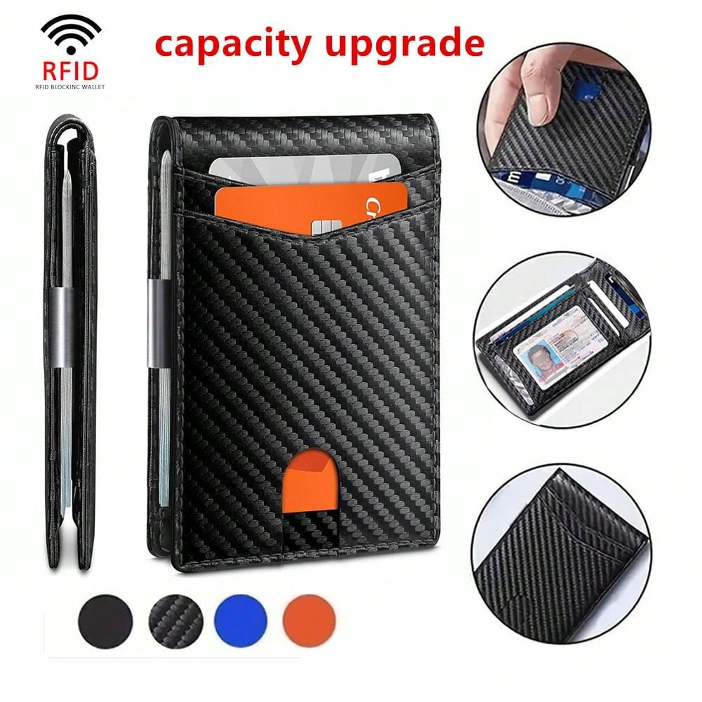 New Men's Ultra-thin Wallet Simple 12 Cards - Image 3