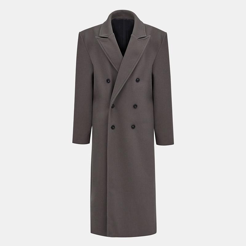 Autumn And Winter Temperament Commute Suit Collar Long Woolen Coat - Image 4