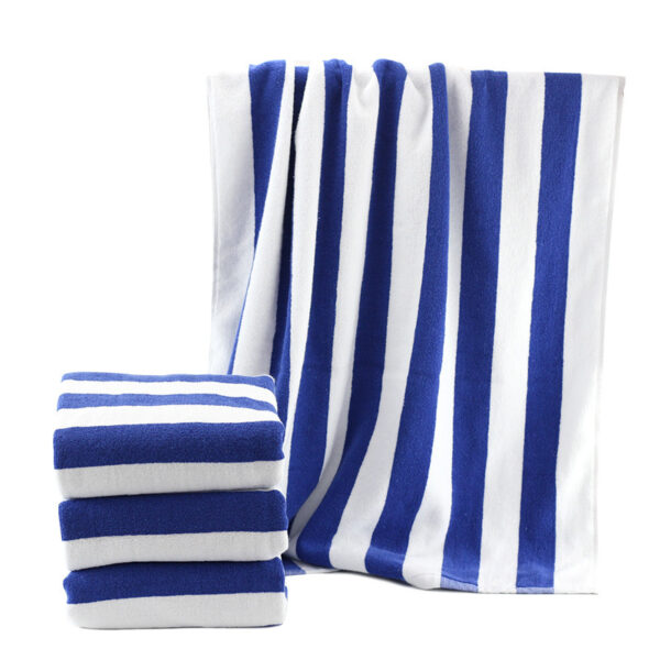 Cotton Yarn-dyed Jacquard Beach Bath Towel - Image 7