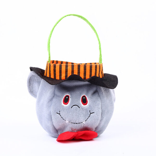 Cute Halloween Candy Bag Halloween Pumpkin Pattern Portable Handbag Cosplay Props Gift Basket Kids Gifts - Image 2