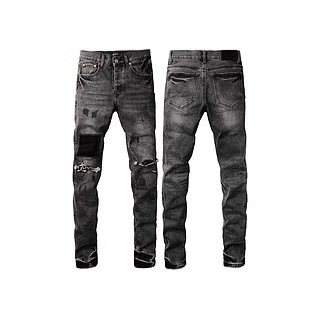 High Street Jeans Black Slim Fit Stretch Skinny Men - Image 4
