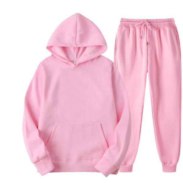 Sparkling Style 220g Fabric Oversized Sweatshirt Suit - Image 2