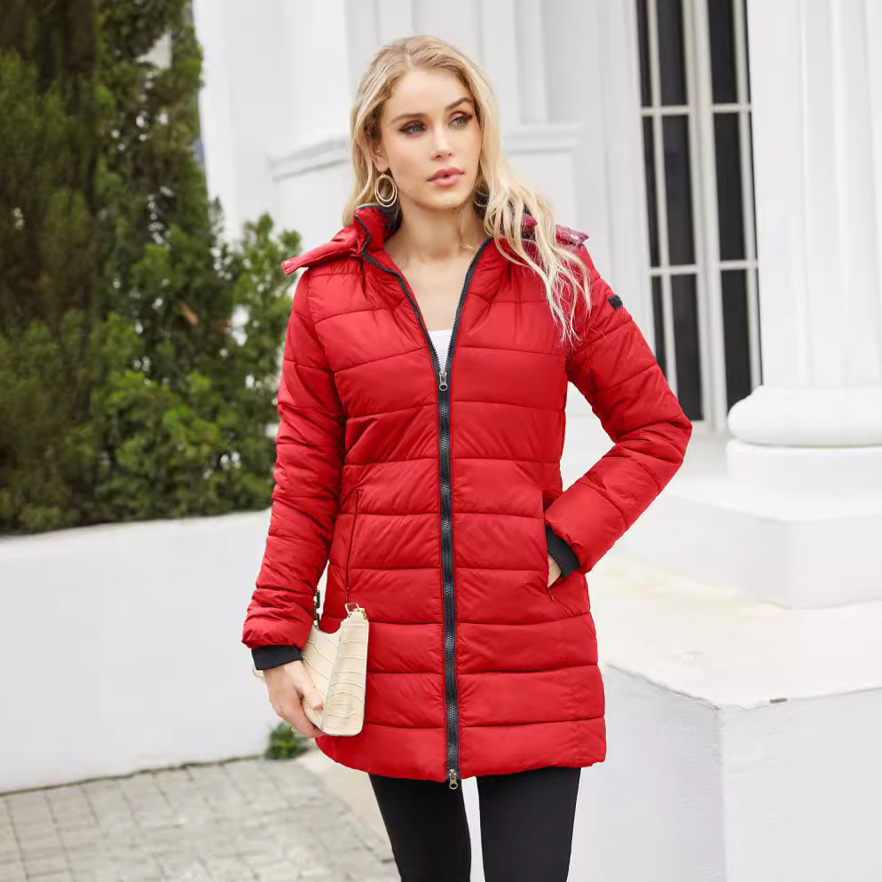 Waterproof Long-sleeved Cotton-padded Jacket - Image 5