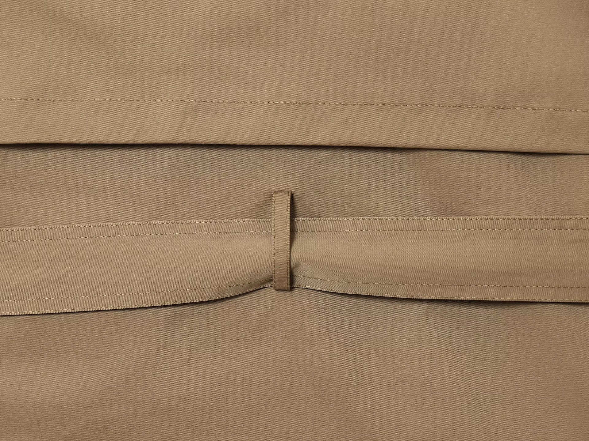 Women Double-breasted Niche Lace-up Trench Coat - Image 3