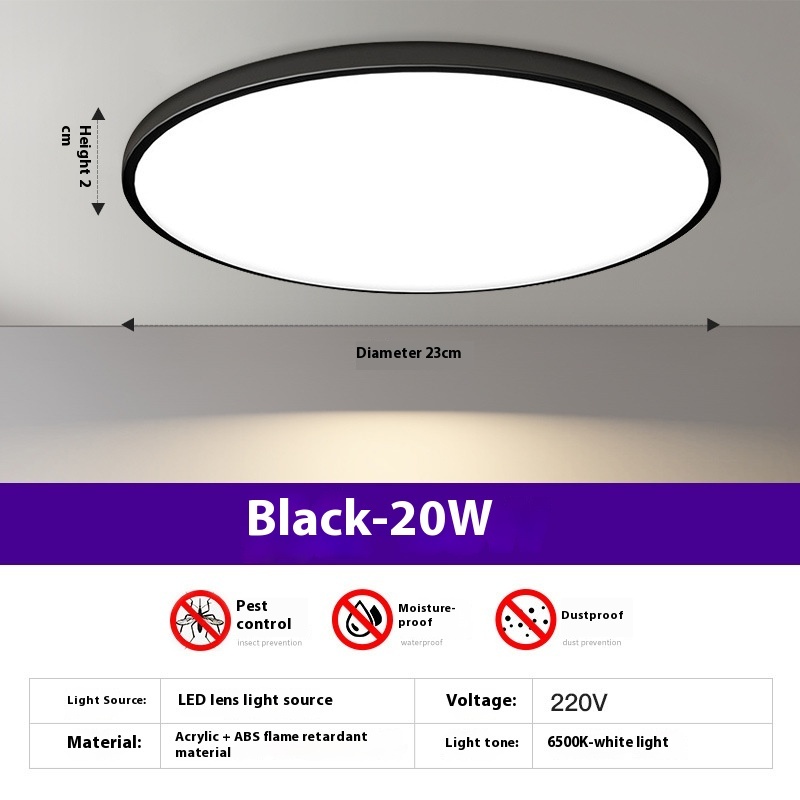 Household Led Ceiling Ultra-thin Round Room Light - Image 5
