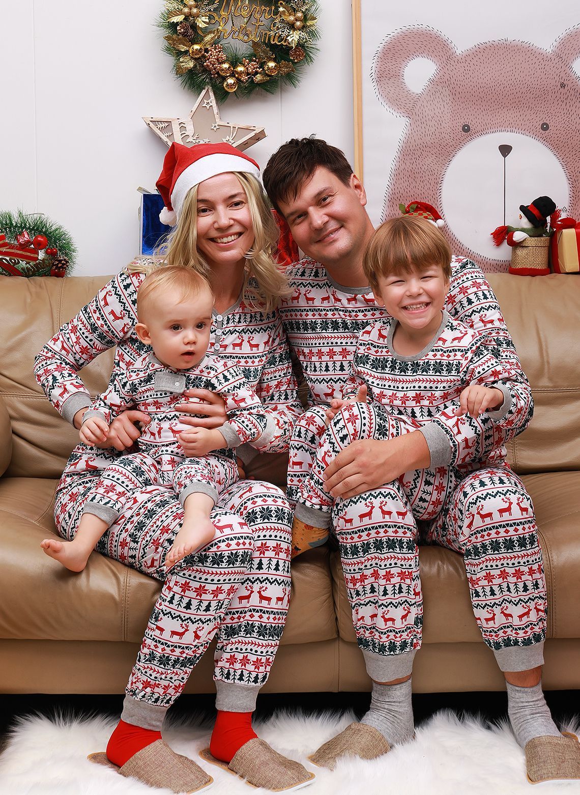 Christmas Pajamas Family Matching New Year Father Mother Kids Baby Look Clothes Set Dad Mom And Daughter Son Pyjamas Outfit - Image 10