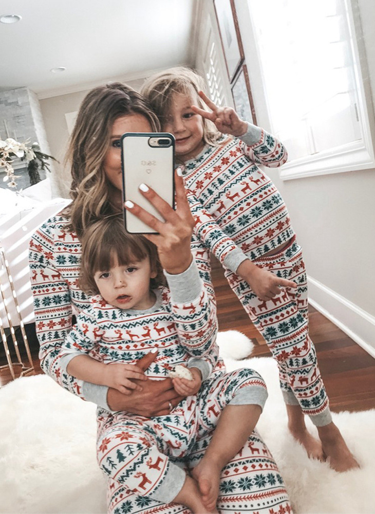 Christmas Pajamas Family Matching New Year Father Mother Kids Baby Look Clothes Set Dad Mom And Daughter Son Pyjamas Outfit - Image 8