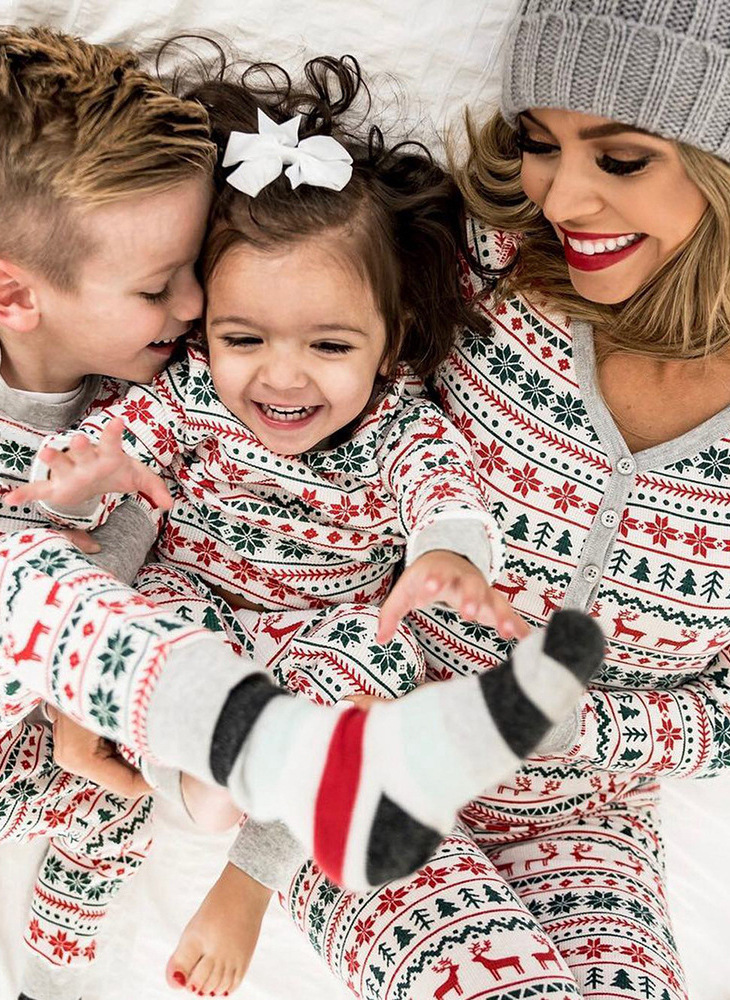 Christmas Pajamas Family Matching New Year Father Mother Kids Baby Look Clothes Set Dad Mom And Daughter Son Pyjamas Outfit - Image 7