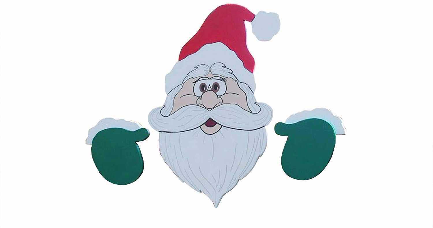 Christmas Themed Fence Garden Top Decoration - Image 8