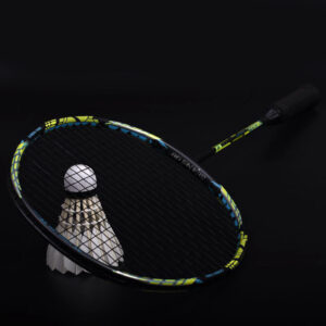 Offensive Badminton Racket With Secondary Reinforcement Of 32 Pounds Of Carbon Fiber