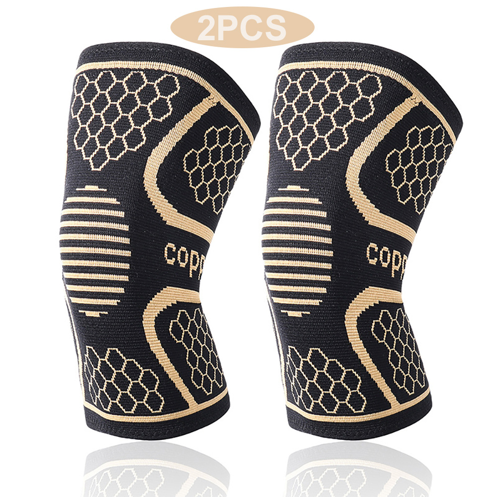 Knitted Knee Badminton Running Fitness Copper Fiber Pads - Image 7