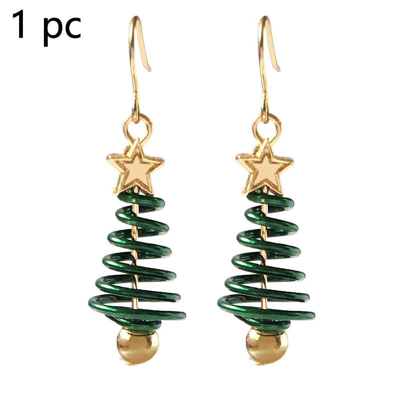 Christmas Earrings Tree Star DIY Earrings - Image 9