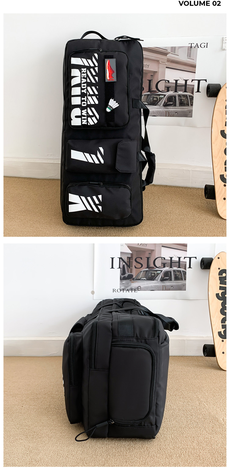 New Badminton Bag, Single Shoulder Rectangular Bag, Large Capacity Portable Tennis Bag, Men's And Women's Sports Fitness Bag - Image 5