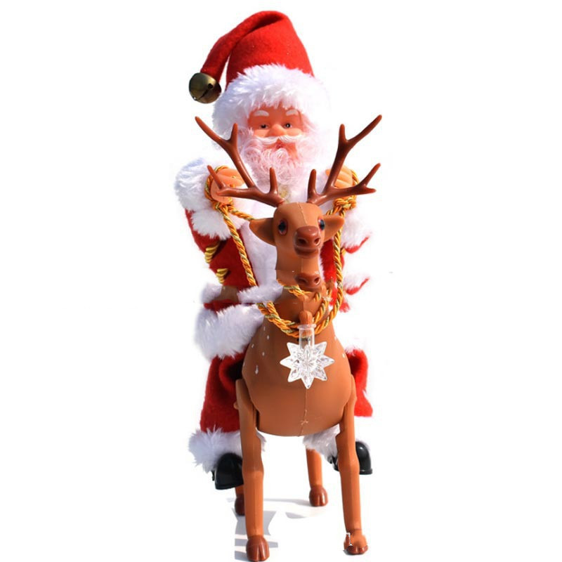 Electric Santa Claus Climbing Ladder Plastic - Image 4