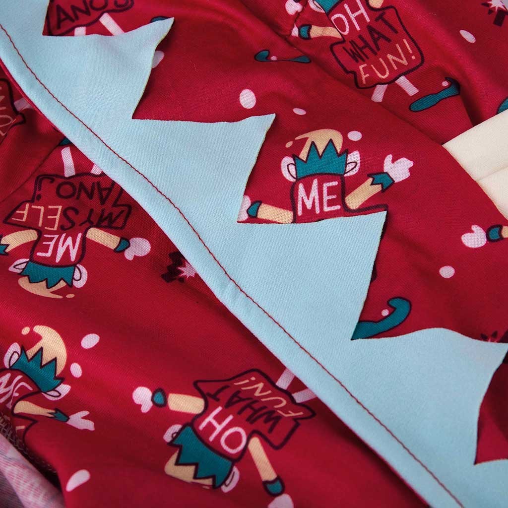 Fashionable Parent-child Hooded Christmas Print Jumpsuit - Image 9