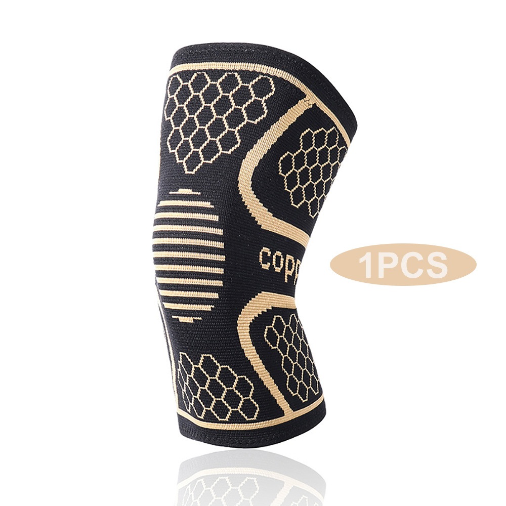 Knitted Knee Badminton Running Fitness Copper Fiber Pads - Image 4