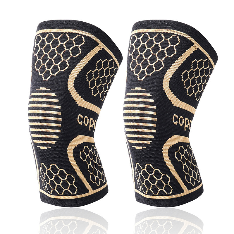 Knitted Knee Badminton Running Fitness Copper Fiber Pads - Image 9