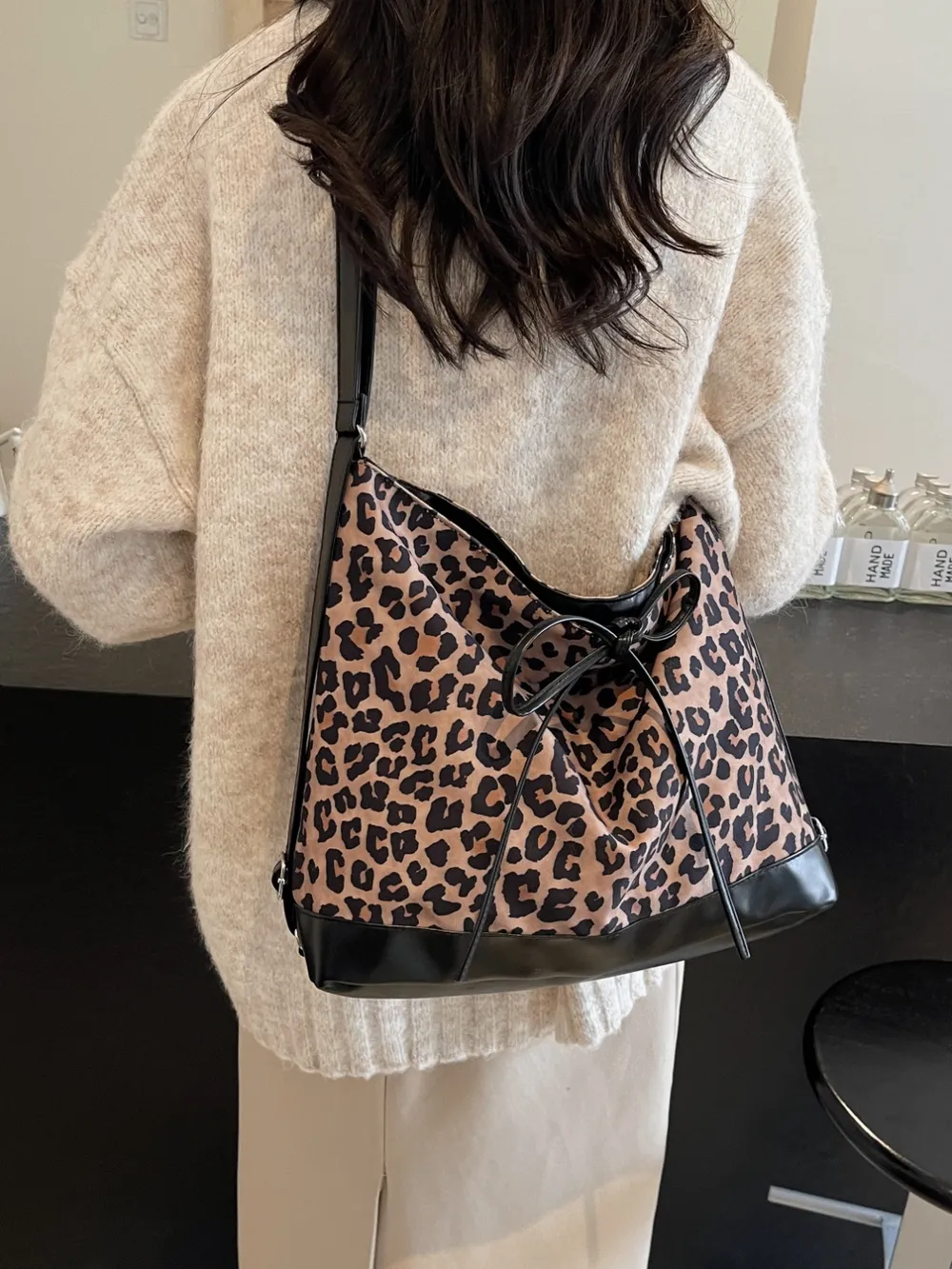 Leopard Dual Purpose Crossbody Bag - Image 6