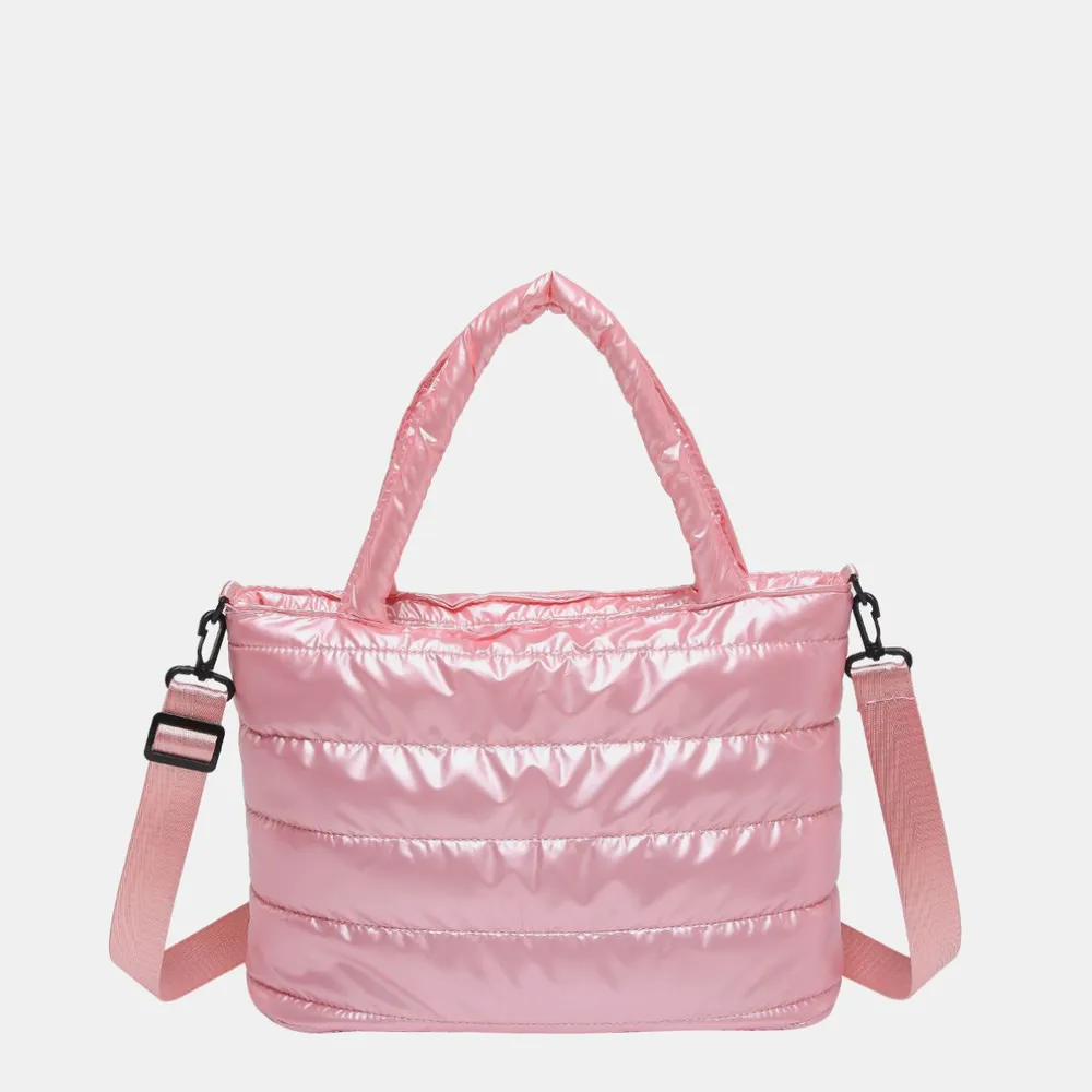 PU Leather Detachable Strap Crossbody Bag - Image 6