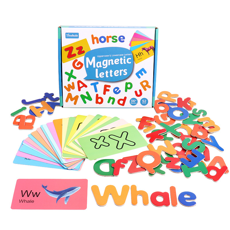 Children's Magnetic English Word Match Game Card with 26 English Letters Early Childhood Education Christmas Toy Gift - Image 5