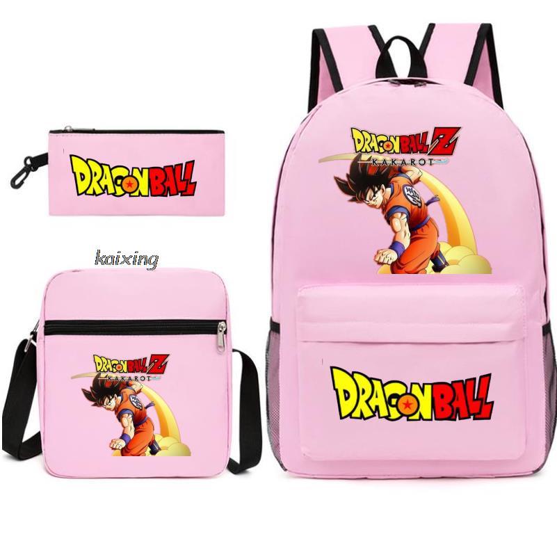 Youth Dragon Ball Backpack Student Shoulder Bag Travel Bag 3-Piece Set - Image 27
