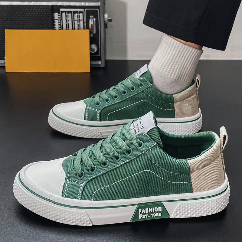 Casual Canvas Shoes for Men Summer Breathable Slip-Resistant Durable Everyday Sneakers - Image 3