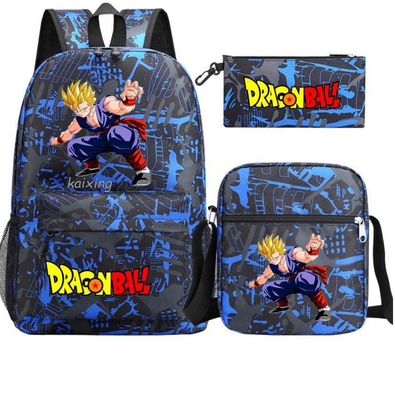 Youth Dragon Ball Backpack Student Shoulder Bag Travel Bag 3-Piece Set - Image 10