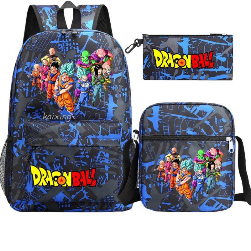 Youth Dragon Ball Backpack Student Shoulder Bag Travel Bag 3-Piece Set - Image 8