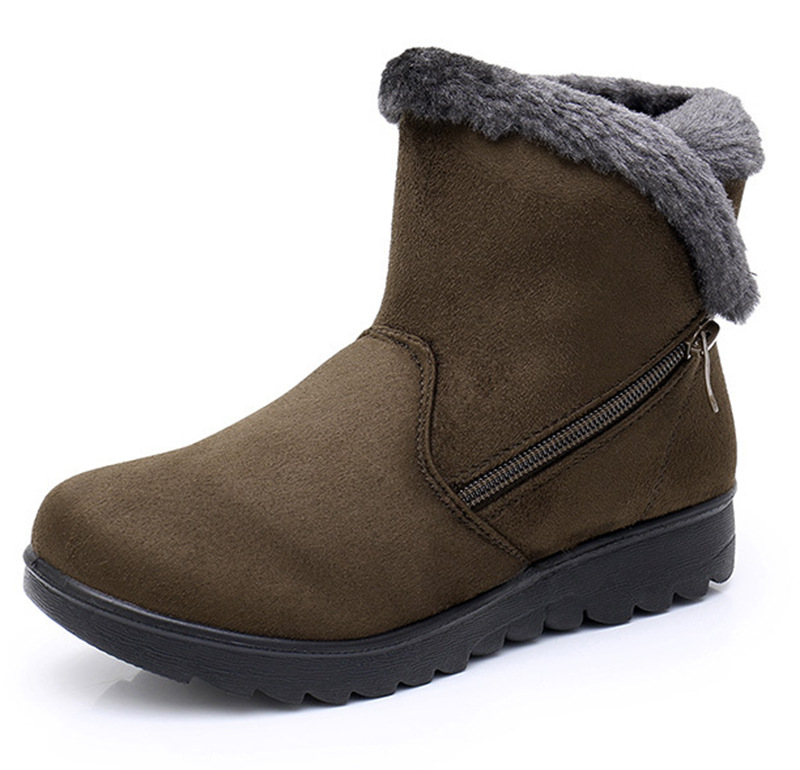 Women's warm cloth shoes, elderly snow boots - Image 7
