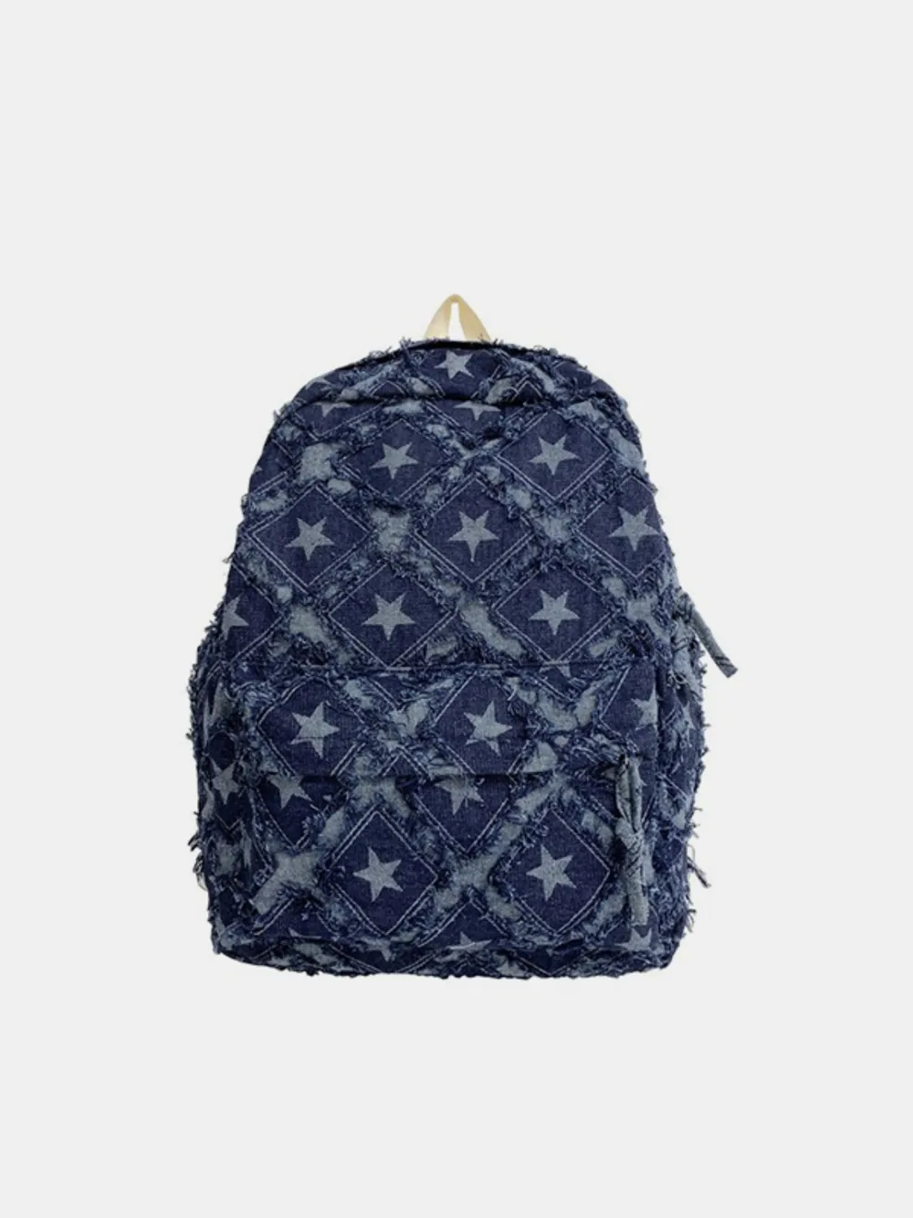 Star Denim Backpack Bag - Image 9