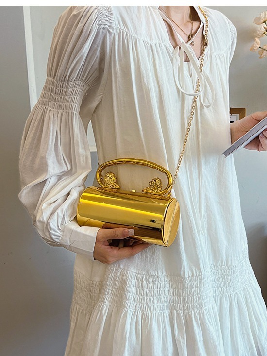 Fashion handbag women's versatile solid color acrylic bag chain strap crossbody bag - Image 9