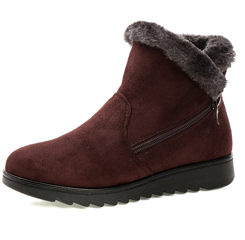 Women's warm cloth shoes, elderly snow boots - Image 11