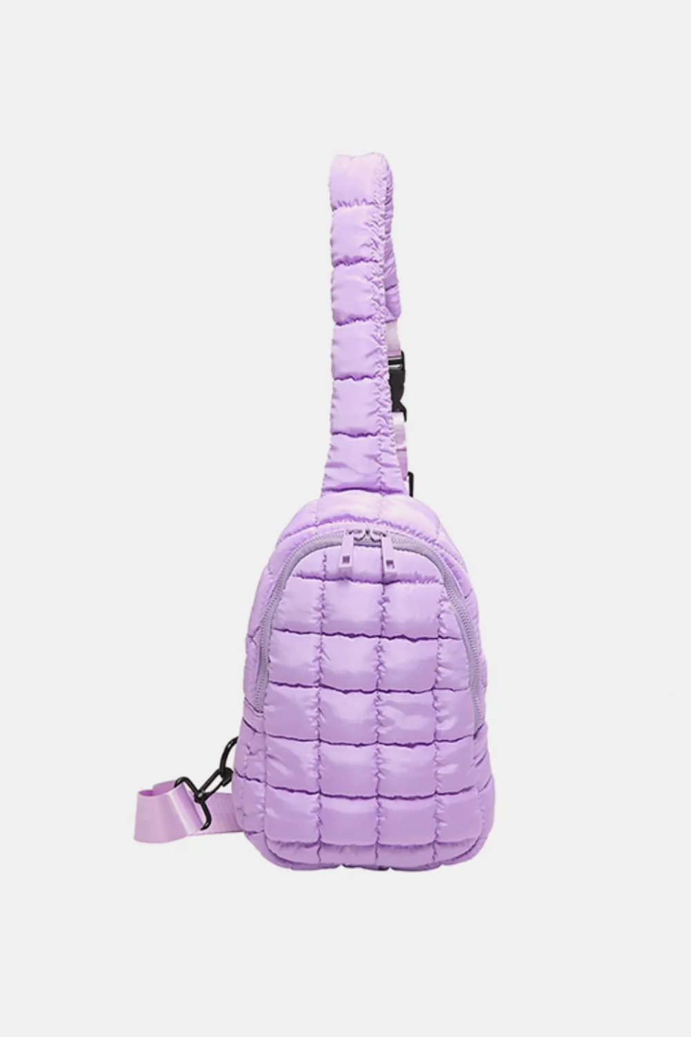 Quilted Nylon Crossbody Bag - Image 25