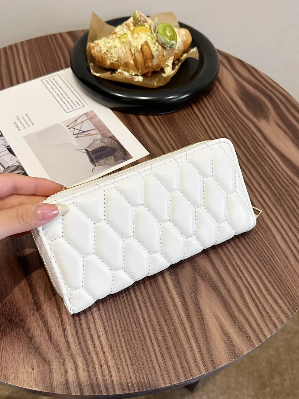PU Leather Solid Color Wallet - Image 4