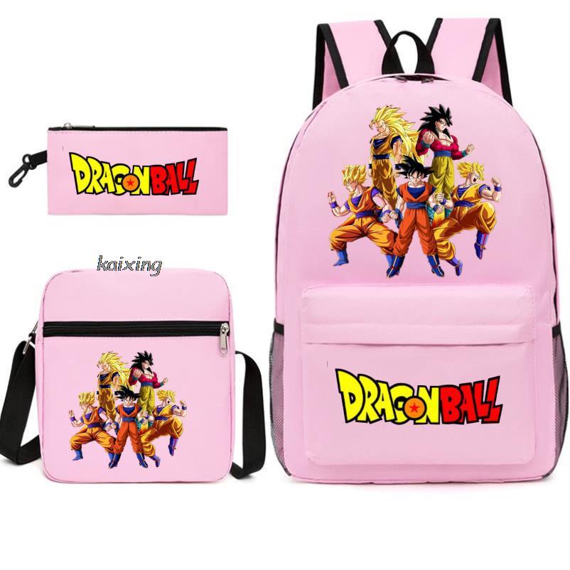 Youth Dragon Ball Backpack Student Shoulder Bag Travel Bag 3-Piece Set - Image 28